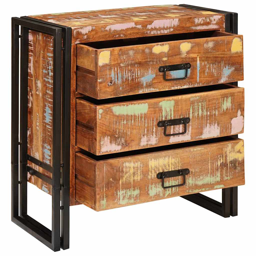 Sideboard Braun 66 x 33 x 70 cm recyceltes Massivholz